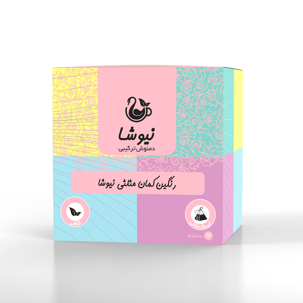 پک رنگین کمان 12 عددی - مثلثی